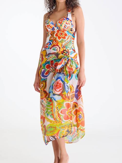 Lisca Bademode Mexico pink/print strandkleidung