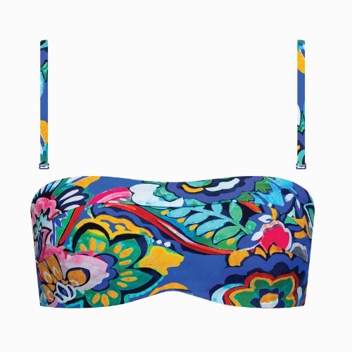 Lisca Bademode Mexico blau/print gemoldefer bikini bh