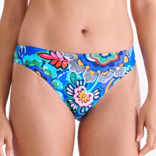 Lisca Bademode Mexico blau/print bikini slip
