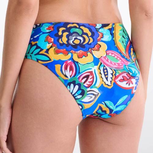Lisca Bademode Mexico blau/print bikini slip