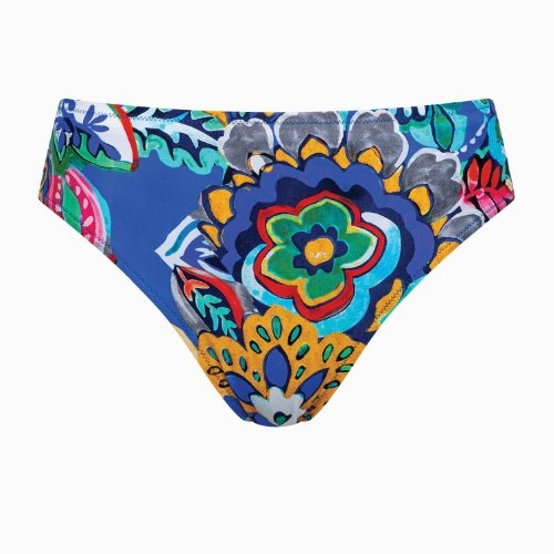 Lisca Bademode Mexico blau/print bikini slip