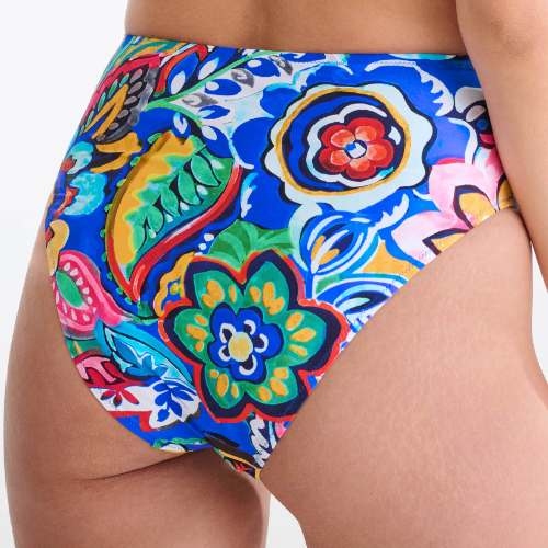 Lisca Bademode Mexico blau/print bikini slip