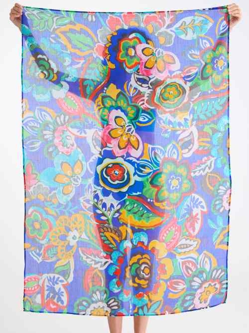 Lisca Bademode Mexico blau/print strandkleidung