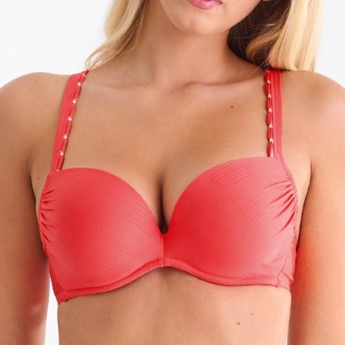 Lisca Bademode Panama rot push up bikini bh