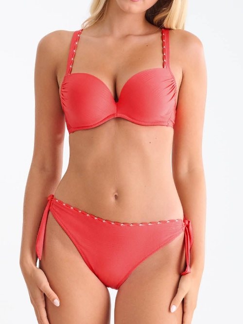 Lisca Bademode Panama rot push up bikini bh