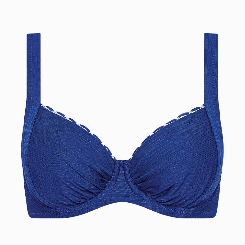 Lisca Bademode Panama blau unwattierter bikini bh
