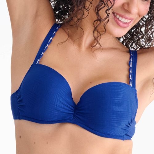 Lisca Bademode Panama blau gemoldefer bikini bh