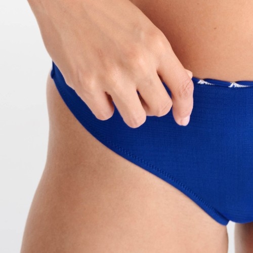 Lisca Bademode Panama blau bikini slip