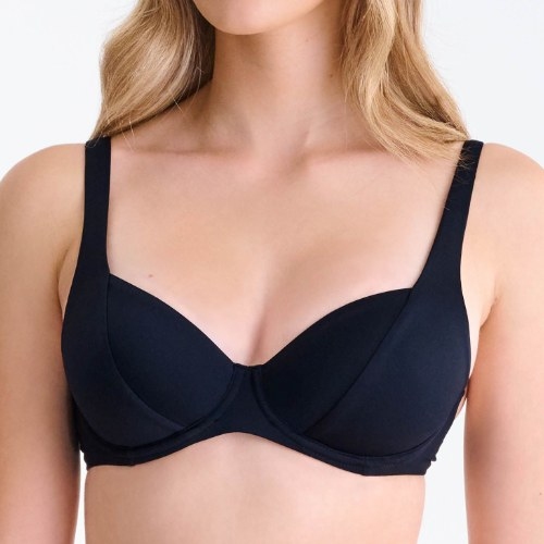 Lisca Bademode Portofino schwarz unwattierter bikini bh