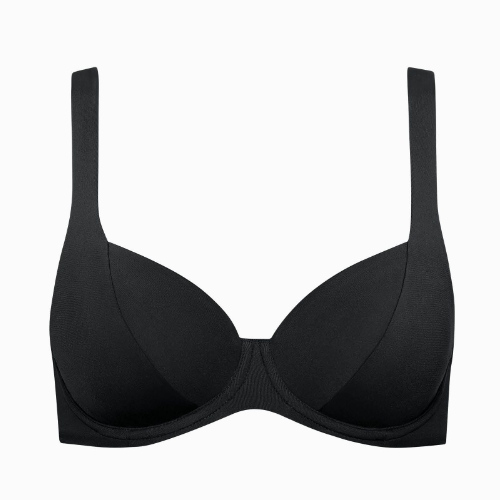 Lisca Bademode Portofino schwarz unwattierter bikini bh