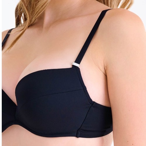 Lisca Bademode Portofino schwarz push up bikini bh