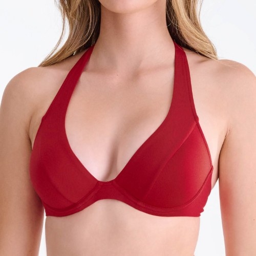 Lisca Bademode Portofino rot unwattierter bikini bh