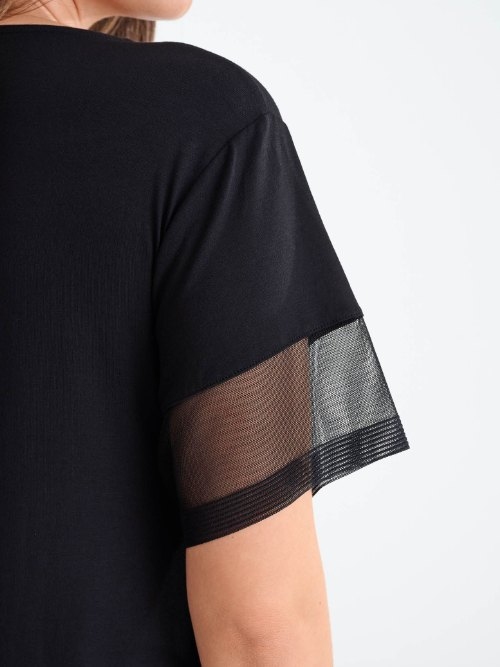 Lisca Sia schwarz nachtkleid