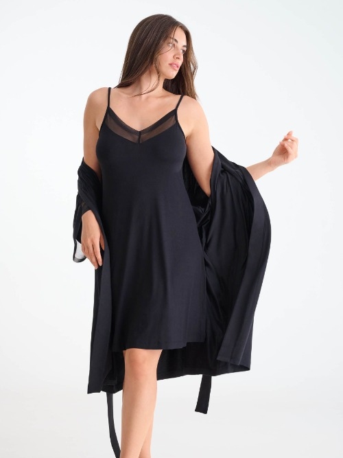 Lisca Sia schwarz kimono