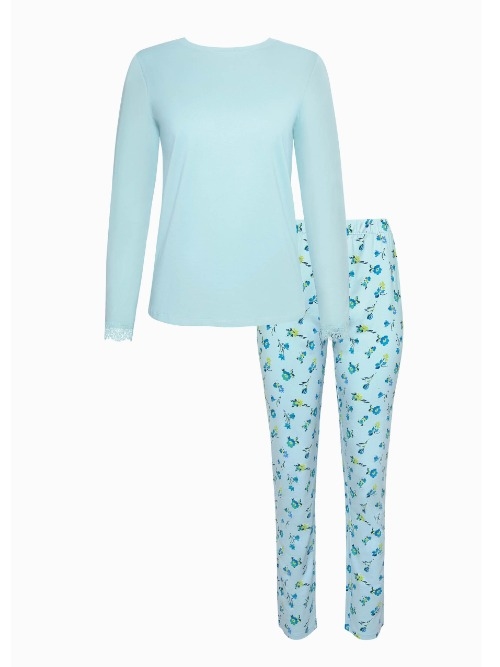 Lisca Bloomy blau pyjama