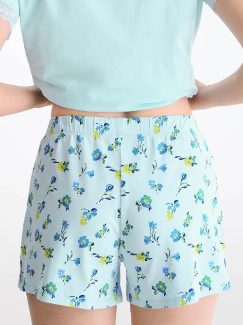 Lisca Bloomy blau shortama