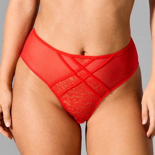 Sapph High Society rot hoher slip