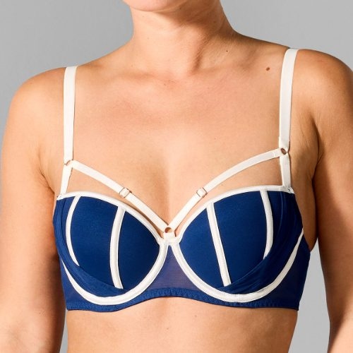 Sapph Geraldine navy-blau vorgeformter bh