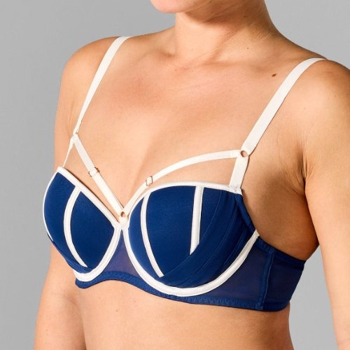 Sapph Geraldine navy-blau vorgeformter bh