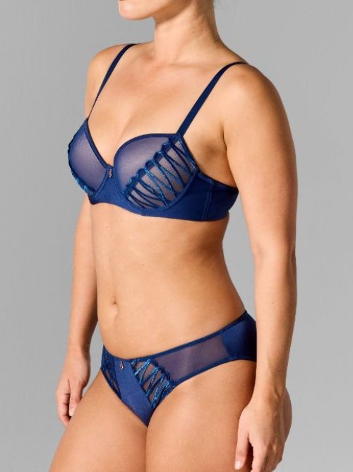Sapph Lara navy-blau vorgeformter bh