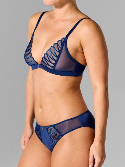 Sapph Lara navy-blau nicht geformter bh