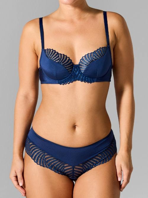 Sapph Birdie navy-blau brasilianischer slip