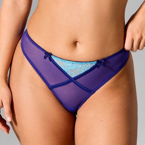 Sapph Heleen blau string