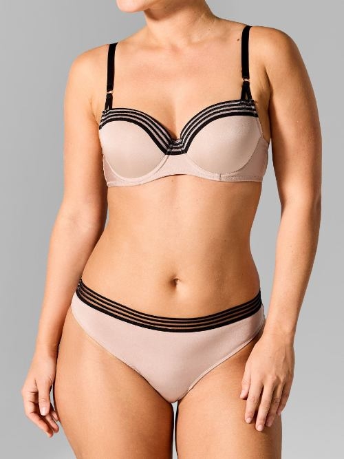 Sapph Anna taupe string