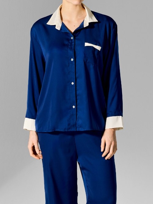 Sapph Leanne navy-blau schlafshirt