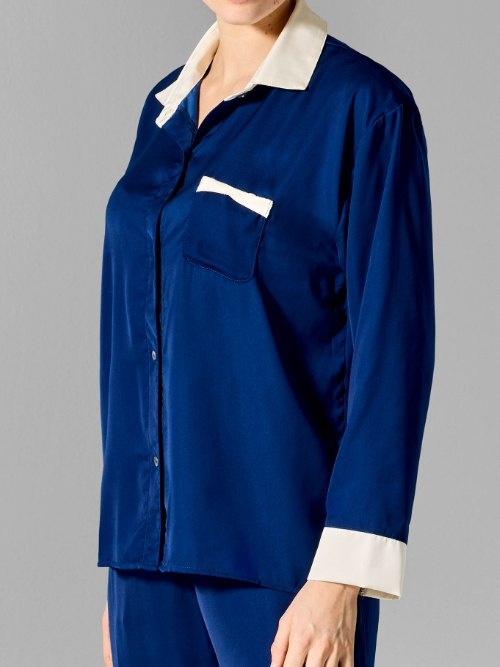 Sapph Leanne navy-blau schlafshirt