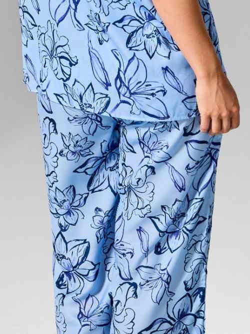 Sapph Jolie blau pyjamahose
