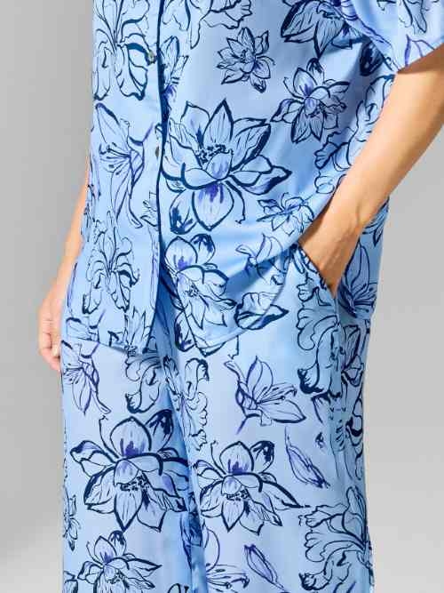 Sapph Jolie blau pyjamahose
