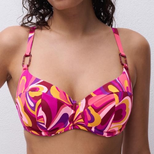 Chantelle Badmode Vita pink/print unwattierter bikini bh