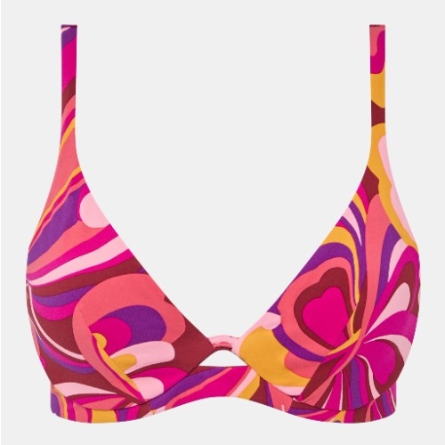 Chantelle Badmode Vita pink/print unwattierter bikini bh