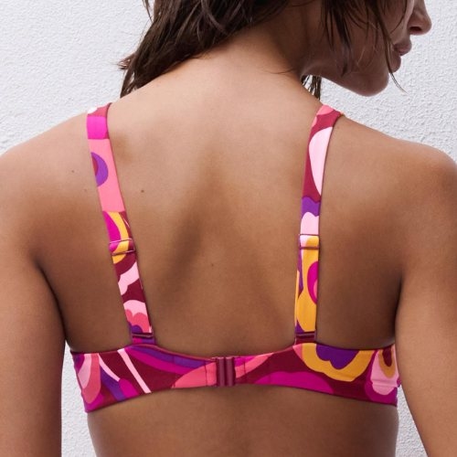 Chantelle Badmode Vita pink/print unwattierter bikini bh