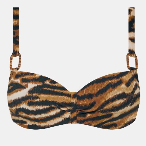 Chantelle Badmode Vita braun/print gemoldefer bikini bh