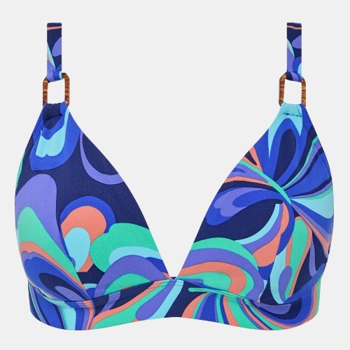 Chantelle Badmode Vita blau/print gemoldefer bikini bh