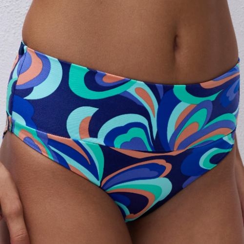 Chantelle Badmode Vita blau/print bikini slip