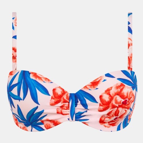 Chantelle Badmode Sauvage weiß/print gemoldefer bikini bh