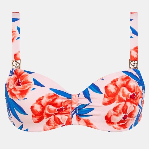 Chantelle Badmode Sauvage weiß/print gemoldefer bikini bh