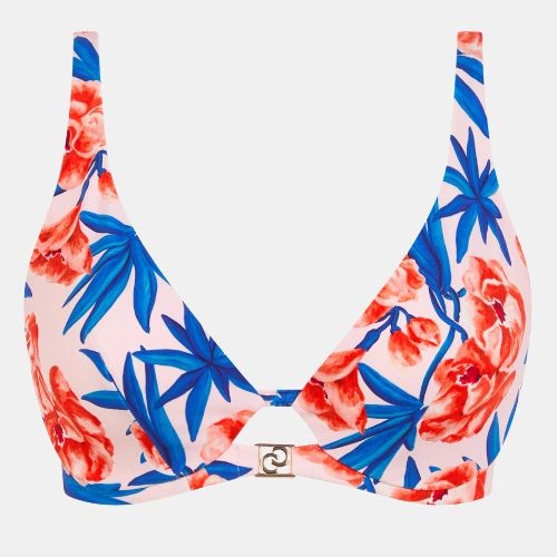 Chantelle Badmode Sauvage weiß/print gemoldefer bikini bh