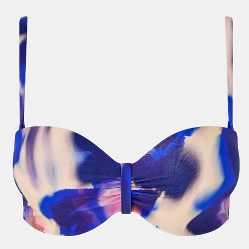 Chantelle Badmode Sauvage blau/print gemoldefer bikini bh