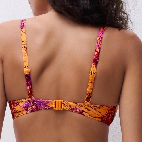 Chantelle Badmode Icon orange unwattierter bikini bh