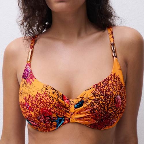 Chantelle Badmode Icon orange unwattierter bikini bh