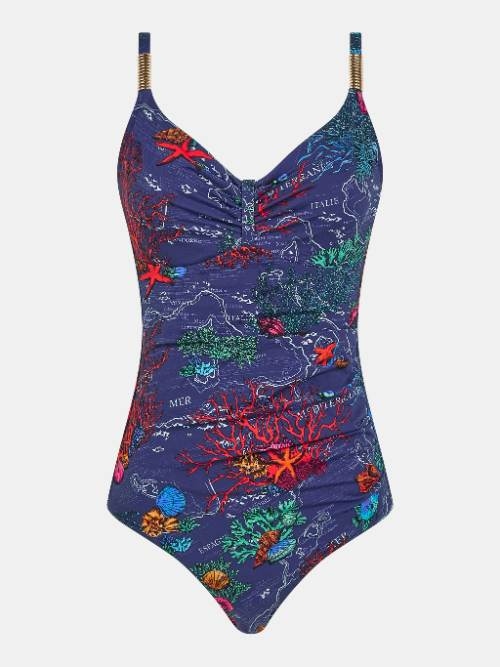 Chantelle Badmode Icon blau nicht geformter bh