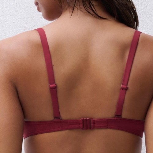 Chantelle Badmode Icon rot gemoldefer bikini bh