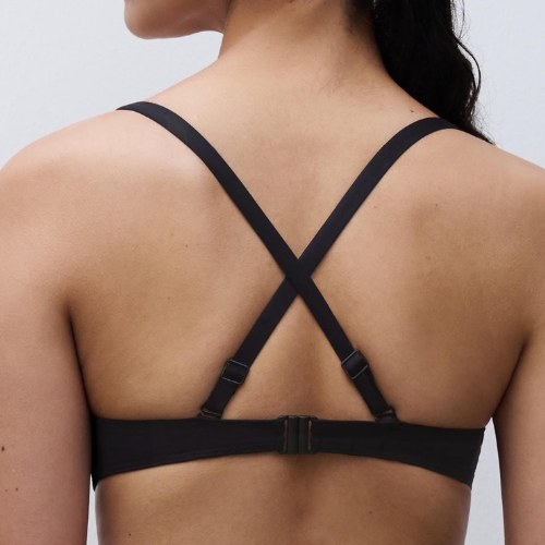 Chantelle Badmode Icon schwarz gemoldefer bikini bh