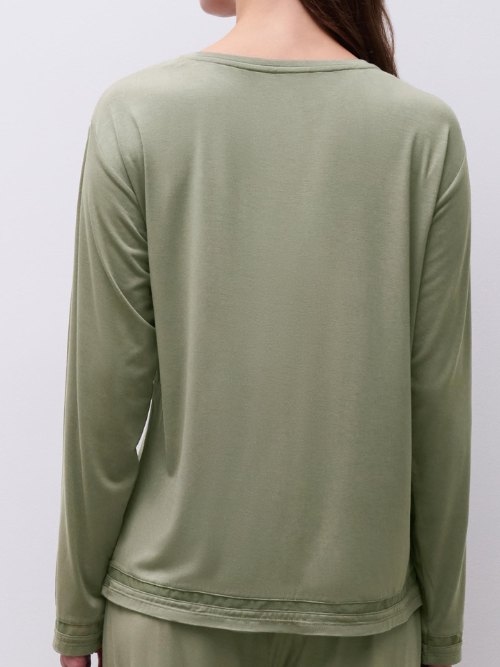 Chantelle Nachtmode Joe grün schlafshirt