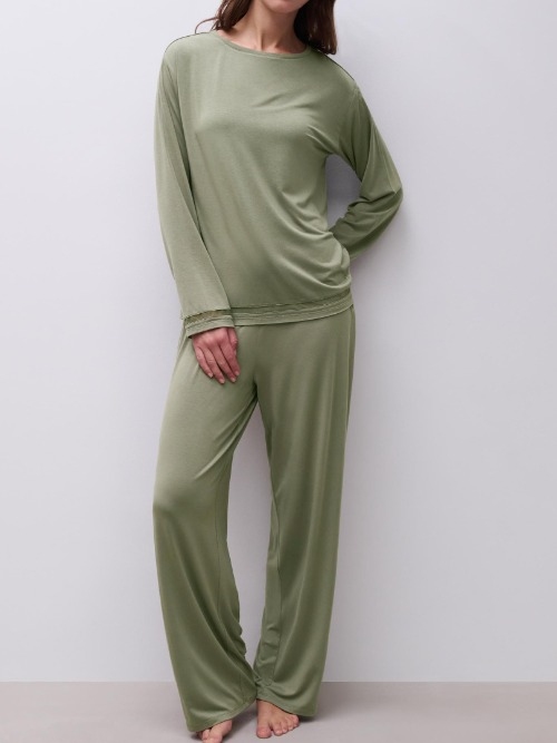 Chantelle Nachtmode Joe grün schlafshirt