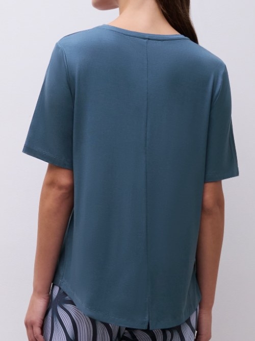 Femilet Nachtmode Yara blau schlafshirt